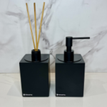 Conjunto Duo Quadrado - Preto Fosco